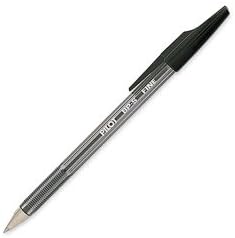 PILOT The Better Ball Point Pen Refillable Ball Point Stick Pens, Fine Point, Black Ink, 12-Pack (35011)