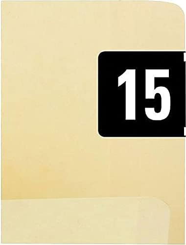 Smead ETYJ Color-Coded Year Label, 2015, Label Roll, Black, 500 per Roll (68315)