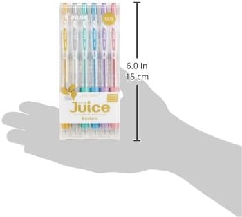 Pilot Juice Gel Ink BallpointPen, 0.5mm, Metallic Colors (LJU-60EF-6CM)