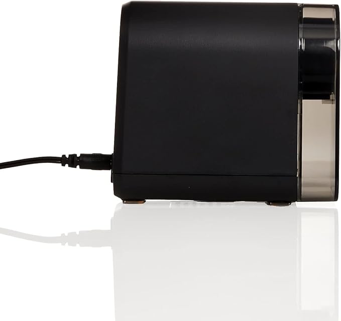 X-ACTO Pencil Sharpener, Mighty Mite Electric Pencil Sharpener, With Pencil Saver®, SafeStart® Motor, Black, 1 Count - Home, Office, School, Teacher Supplies