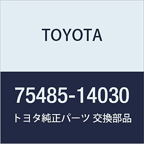 TOYOTA (toyota) Genuine Parts riyauindou Name Plate