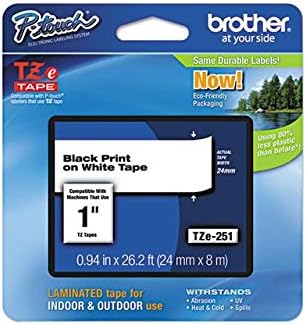 Brother 1" Tze Tape