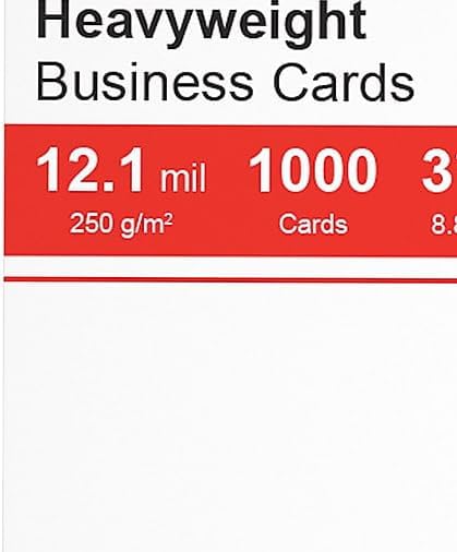 Staples Inkjet Business Cards, Matte White, 3.5 x 2 Inch, Heavyweight Cardstock, Printable Business Card Paper, Compatible with Inkjet Printers and Avery Templates, 1000 Cards
