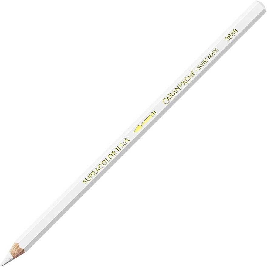 Caran D'ache SUPRACOLOR PENCIL #001 White (3888.001)