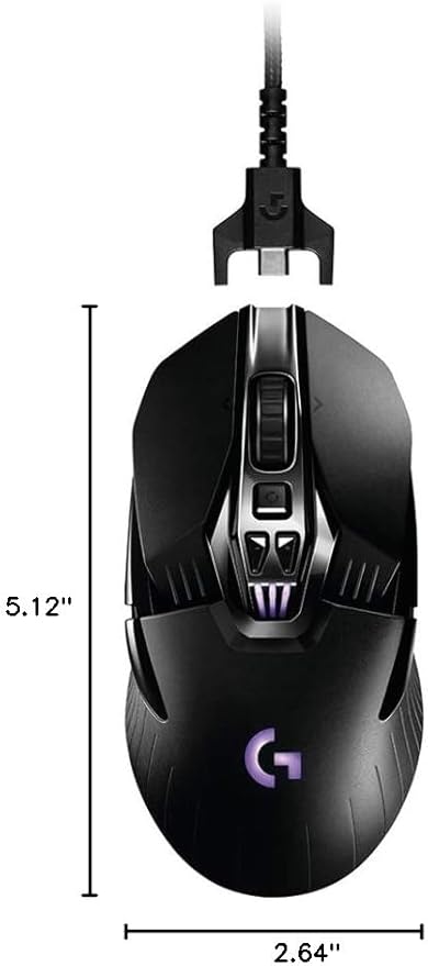 Logitech G900 Chaos Spectrum Professional Grade Wired/Wireless Gaming Mouse, Ambidextrous Mouse