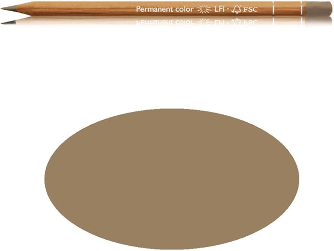 Luminance 6901 Color Pencil 846, Raw Umber 50%