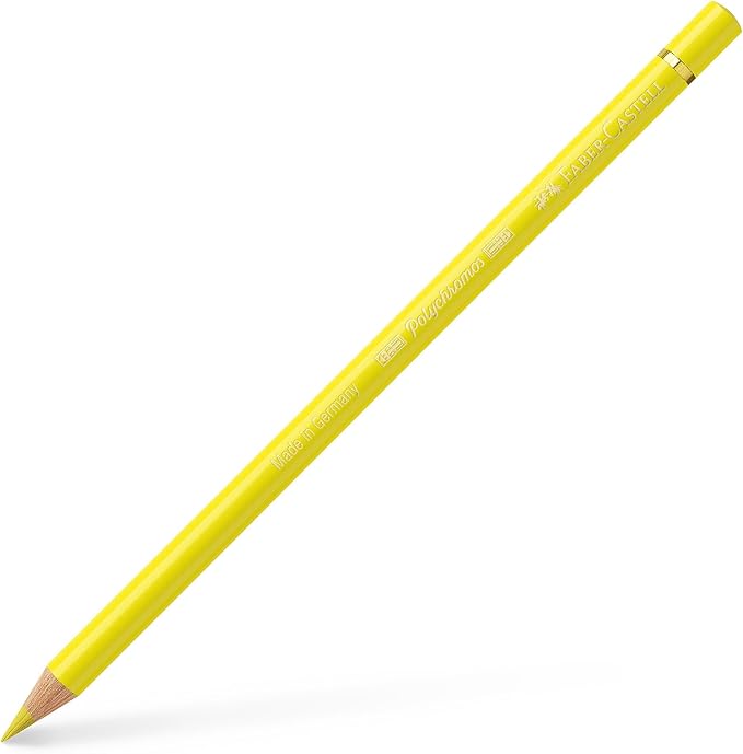 Faber Castell Polychromos Colored Pencils, 104, Glazing Light Yellow, Pack of 6