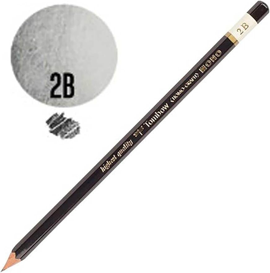 Tombow MONO Drawing Pencil, 2B, Graphite