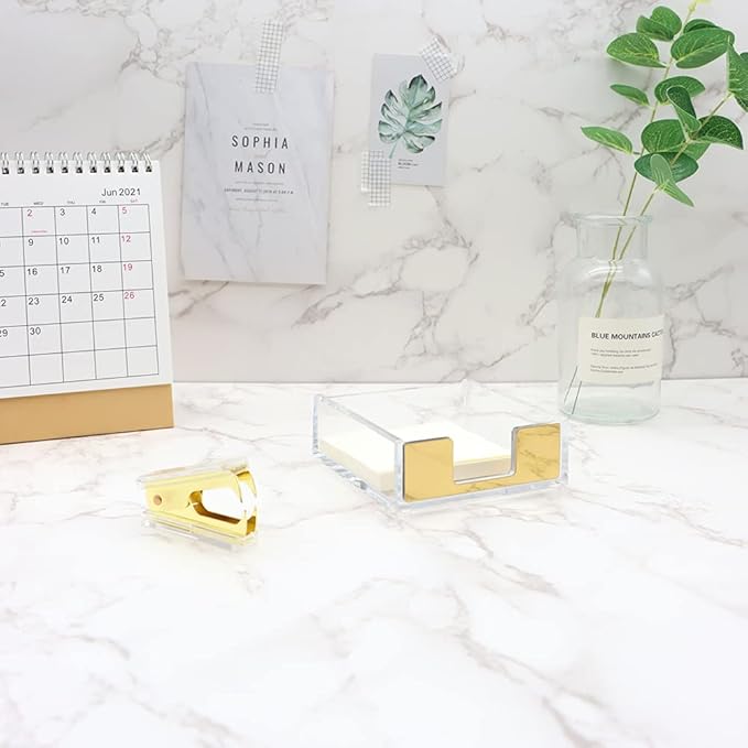 NatSumeBasics Clear Staple Remover Pure Gold Stapler Remover Cute Yellow Puller Removers Tool for Home Office School Desk Accessories Gift (Yellow Gold)