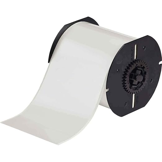 Brady B30C-4000-569-CL 100' Length x 4" Width, B-569 Hi-Performance Polyester, Clear BBP31 Low-Halide Tape