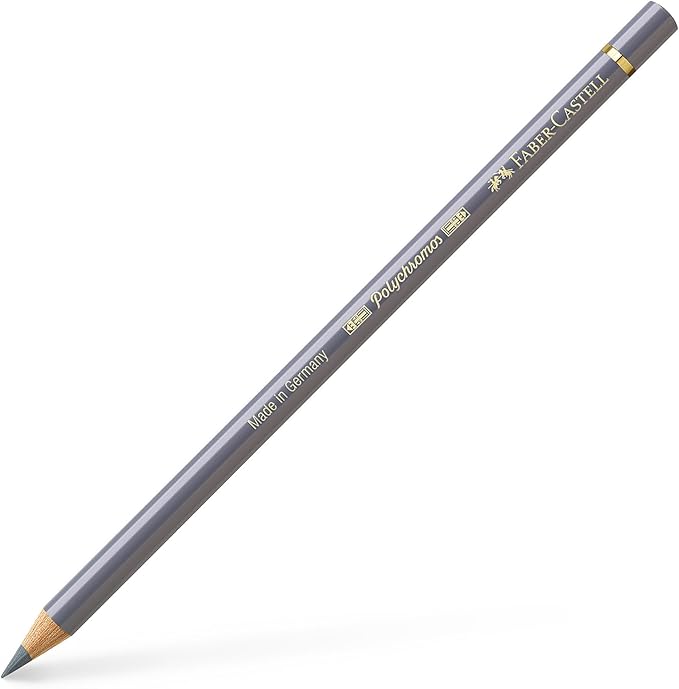 Faber Castell Polychromos Colored Pencils, 233, Cold Grey 4, Pack of 6