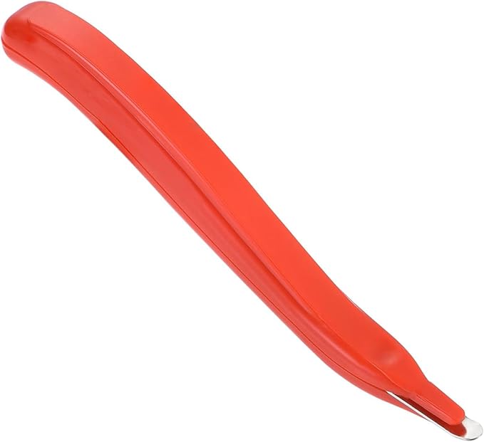 Staple Remover Professional Magnetic Staple Remover Puller Staples Remover Staple Removal Tool for School Office Home (red)