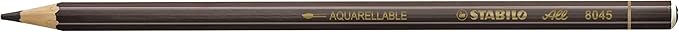 STABILO Film & Glass Pencil, Brown (Model: 8045)