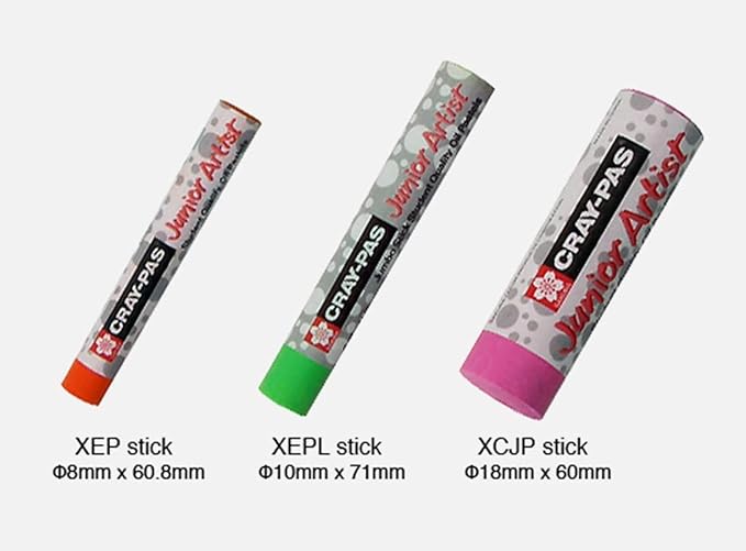 SAKURA Cray-Pas Junior Artist Oil Pastel Colorpack, 432 Pc, Colors may vary, Count