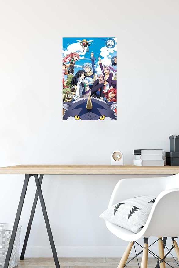 Trends International That Time I Got Reincarnated As A Slime - Group Wall Poster, 14.725" x 22.375", Premium Unframed Version