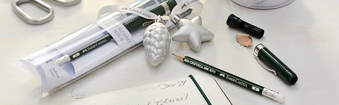 Faber-Castell 9000 Perfect Pencil Refill; B - 3 Spare Graphite Pencils with Smudge Free Eraser - Writing, Drawing and Sketch Pencils