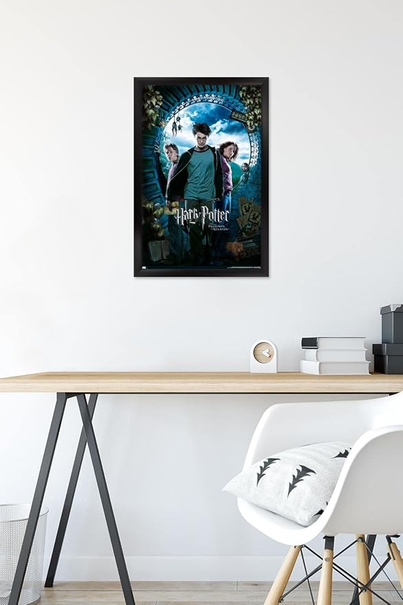 Trends International Harry Potter and the Prisoner of Azkaban - Sky One Sheet Wall Poster, 14.72" x 22.37", Black Framed Version