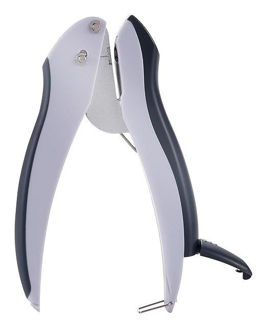 Pack of 5, Bostitch Office EZ Squeeze One-Hole Punch, 10 Sheet Capacity, Lightweight, Gray/Blue (2402)