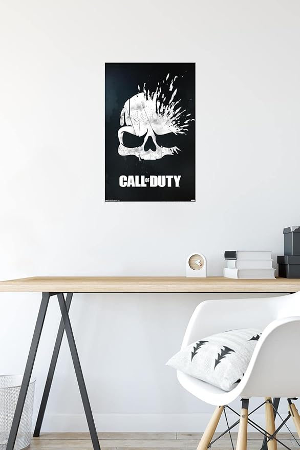 Trends International Call of Duty - Skull Wall Poster, 14.725" x 22.375", Premium Unframed Version