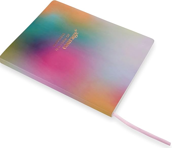 Erin Condren Perfect-Bound Paperback Notebook, Lined Layout with 80 Lb. Paper by Erin Condren, Metallic Colorblends Cover, Lined Journal, Perfect-Bound Notebook