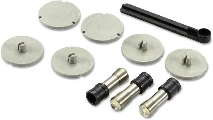 Bostitch Office Xtreme Duty Adjustable Hole Punch Replacement Heads & Disc Kit (03203), Silver