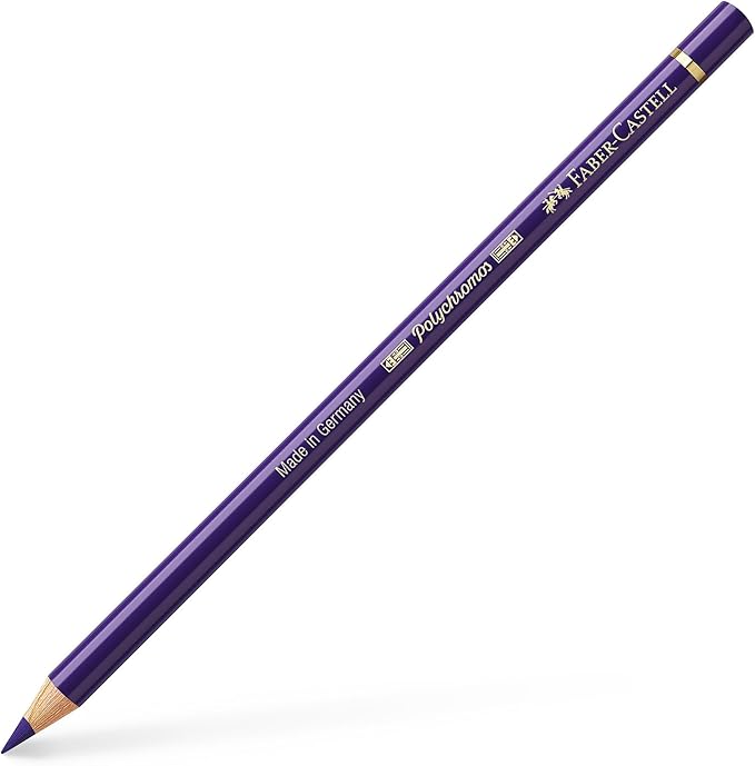 Faber Castel Polychromos Colored Pencils, 249, Mauve, Pack of 6