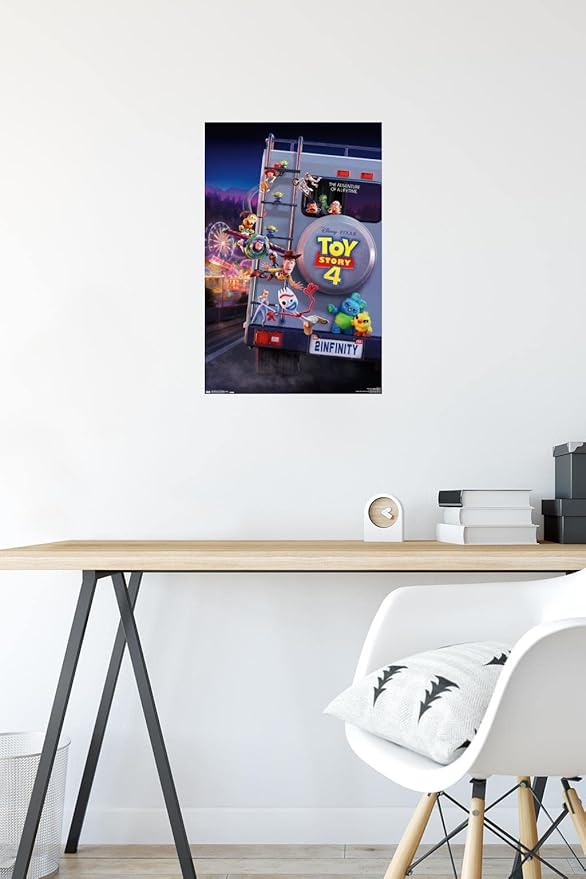 Trends International Disney Pixar Toy Story 4 - Final One Sheet Wall Poster, 14.725" x 22.375", Premium Unframed Version