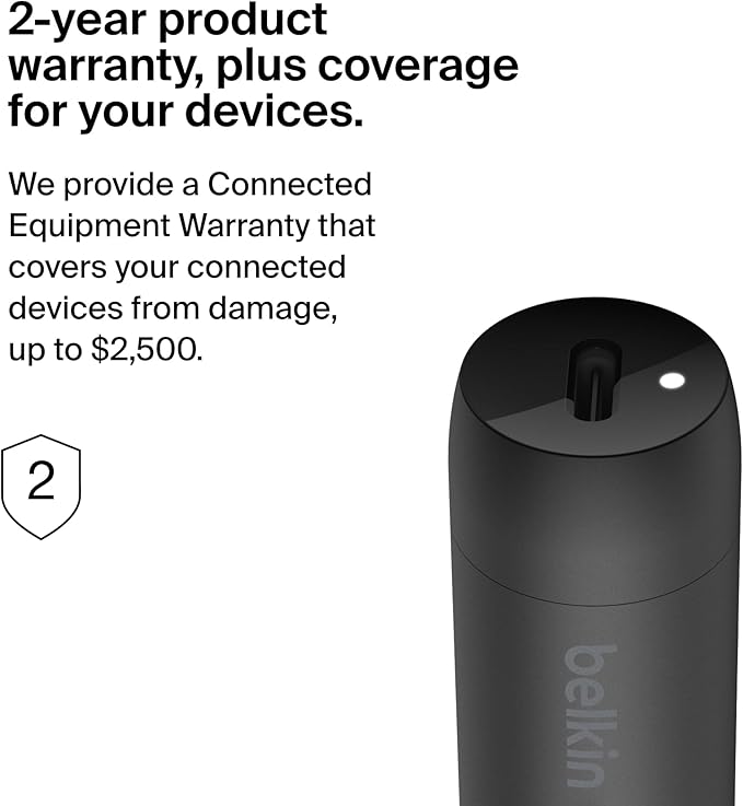 Belkin Boost↑Charge™ 30W USB-C Compact Fast Car Charger w/USB-C Cable Included, for iPhone 16, 16 Pro, iPhone 15, Galaxy S25, S24, Pixel 9 & 8, Note, Nintendo Switch 2 & More - Black