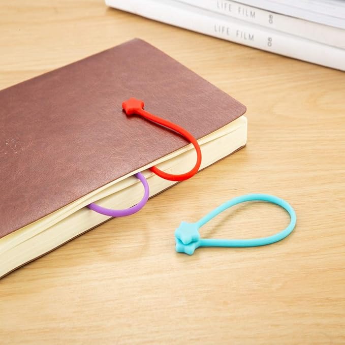 7Colors-21Pack Reusable Silicone Twist Ties, 7.48'' Magnetic Cable Ties with Strong Magnet for Organizing Cables, Hanging Stuff, USB Cords,Fridge Magnets, Used in Many Ways or Just for Fun
