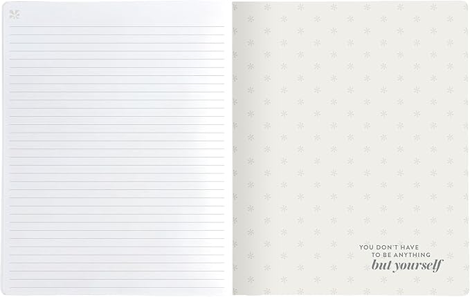 Erin Condren Undated Softbound Life Planner, 8” x 10” 12-Month Weekly & Monthly Planner Journal, Horizontal Layout, Soft Cover, Layflat Binding, Daisy Blooms Cover Design, Neutral Interior Design