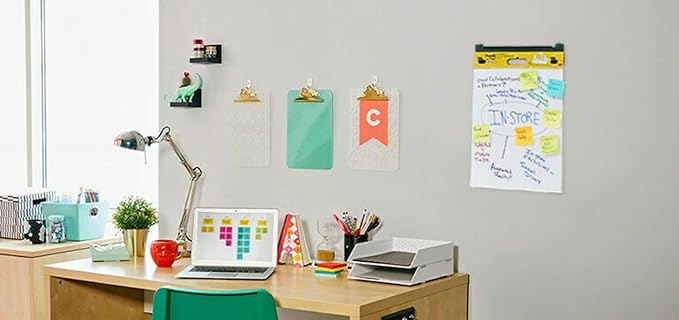 Post-it Super Sticky Big Notes, 11 in x 11 in, 1 Pad, 2X The Sticking Power, Neon Orange (BN11O) (Pack of 6)