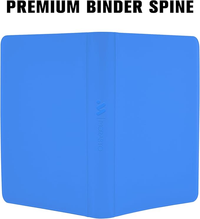 Card Binder 16 Pocket,Trading Card Binder Holds up to 1408 Cards with 44 Sleeves,Zipper Card Holder Album Compatible with TCG Card/Game Cards/Sports Card-Light blue