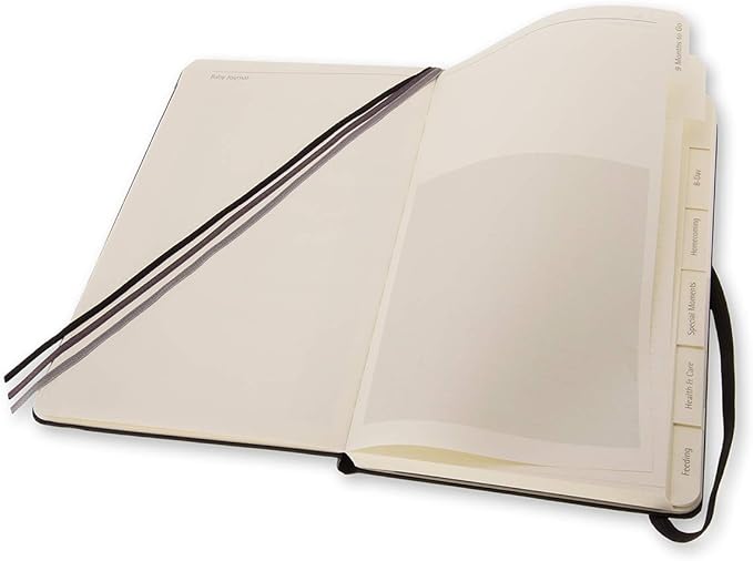Moleskine Passion Journal, Baby, Hard Cover, Large (5" x 8.25") Black, 400 Pages