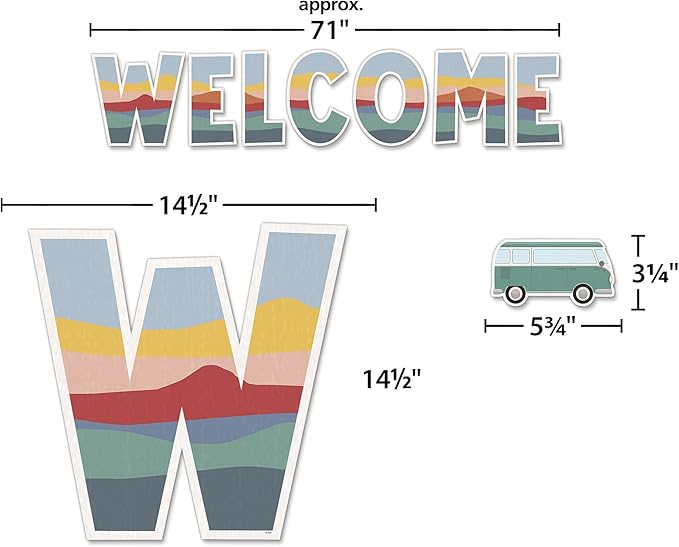 Teacher Created Resources Moving Mountains Road Trip Welcome Bulletin Board (TCR9220)