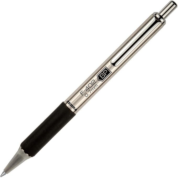 Zebra Technologies ZEB29210 - Zebra Pen F402 Retractable Ballpoint Pen