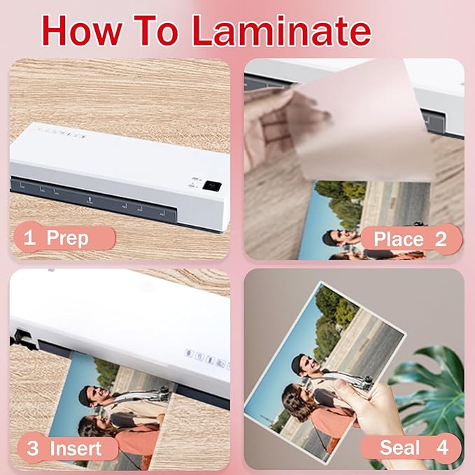 100Pack Legal Size Laminating Sheets 5Mil -8.5"x14" (9x14.5) Laminating Pouches No Bubble Thermal Laminating Sheets for Documents, Menus, Certificates & School/Office Use