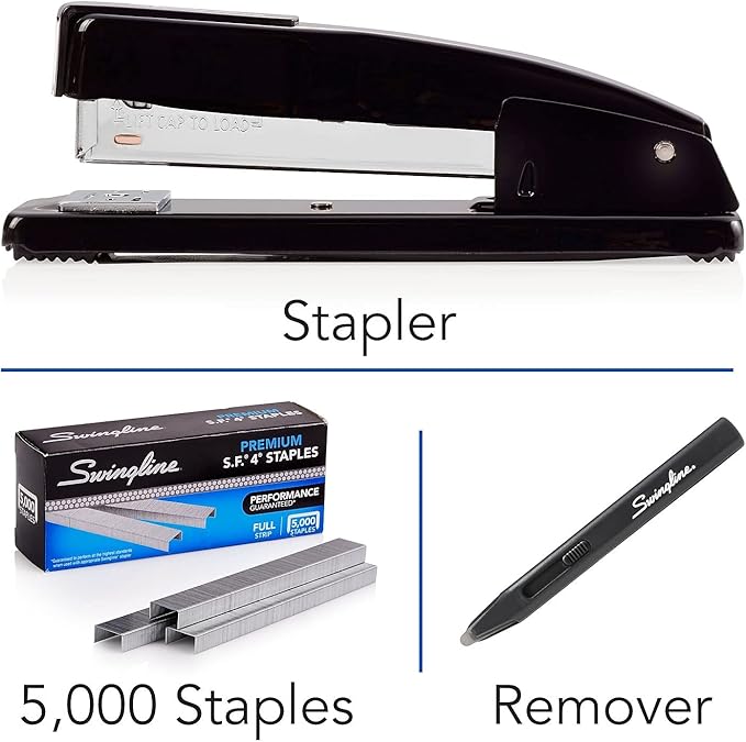 Swingline Stapler Value Pack, Commercial Desktop Stapler, 20 Sheet Capacity, includes Staples & Staple Remover (44420)