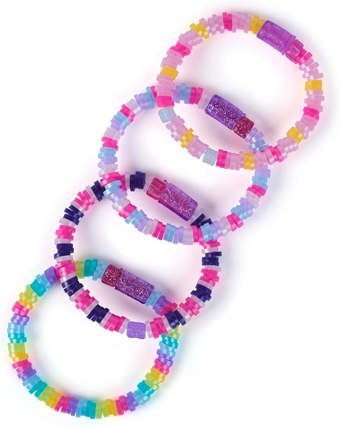 Cool Maker, Stack’d Heishi Expansion Pack Bead Kit, Bracelet Making Kit with Over 1300 Beads for Bracelets, Makes 15, Arts and Crafts Kids Toys for Girls Ages 7 and up