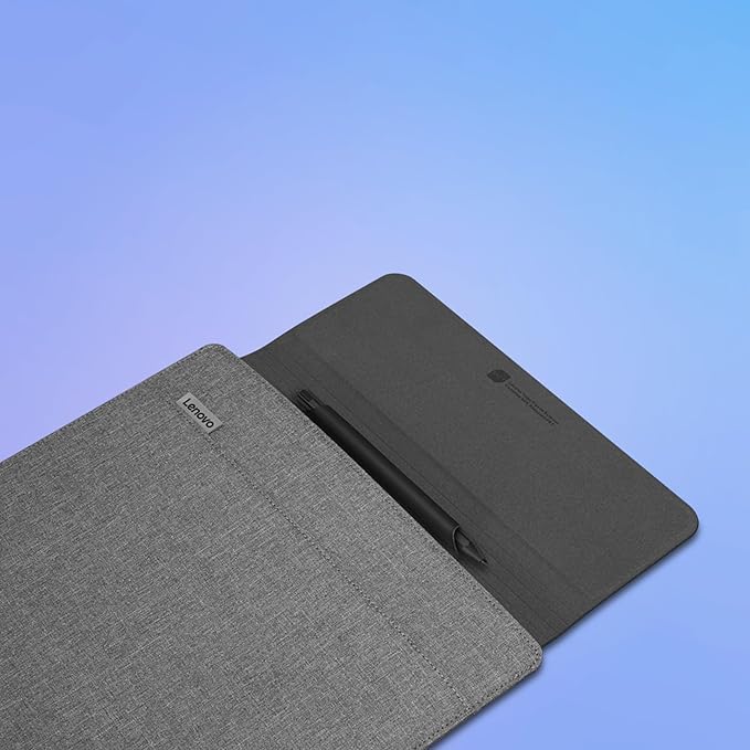 Lenovo Slim Laptop Sleeve 14 Inch Notebook/Tablet - Compatible with MacBook Air/Pro - Eco-Friendly Lightweight Case with Accessory Pocket & Magnetic Closure - Grey