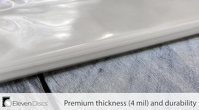 Eleven Discs Letter Sheet Protectors for Discbound Notebooks fits Circa, Arc, TUL (Transparent, Set of 25)