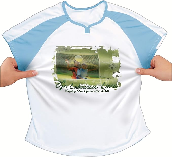 Avery Printable Stretchable Heat Transfer Paper for Light Fabrics, 8.5" x 11", Inkjet Printer, 5 Sheets (3302)