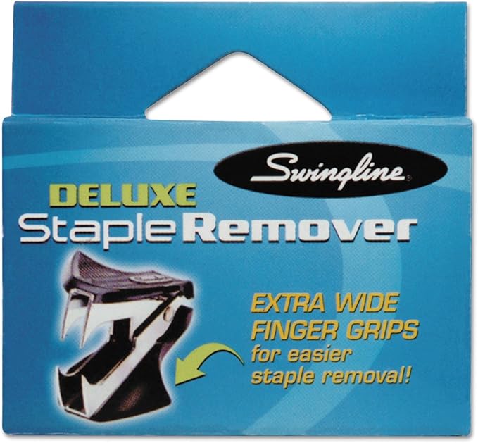 Swingline Staple Remover, Deluxe, Extra Wide, Steel Jaws, Classic, Black (38101)