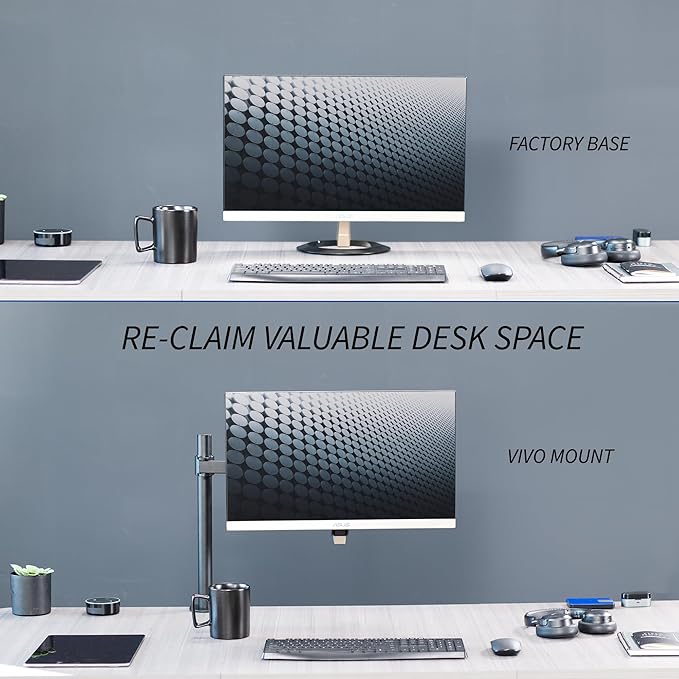 VIVO VESA Adapter Plate Bracket Designed for Asus VZ-Series Monitors VZ229HE, VZ229N, VZ239H-W, VZ249H, VZ249HE, VZ279H, VZ27AQ, VZ239HE, and VZ279HE, MOUNT-ASVZ01