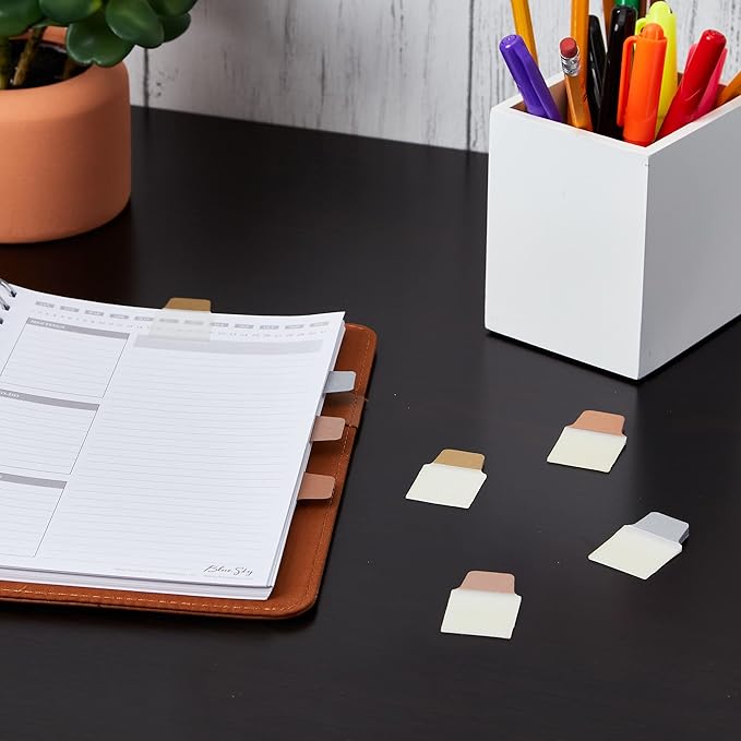 Avery Mini Ultra Tabs, 1" x 1.5", 2-Side Writable, Assorted Metallic Colors, 40 Repositionable Tabs (74785)