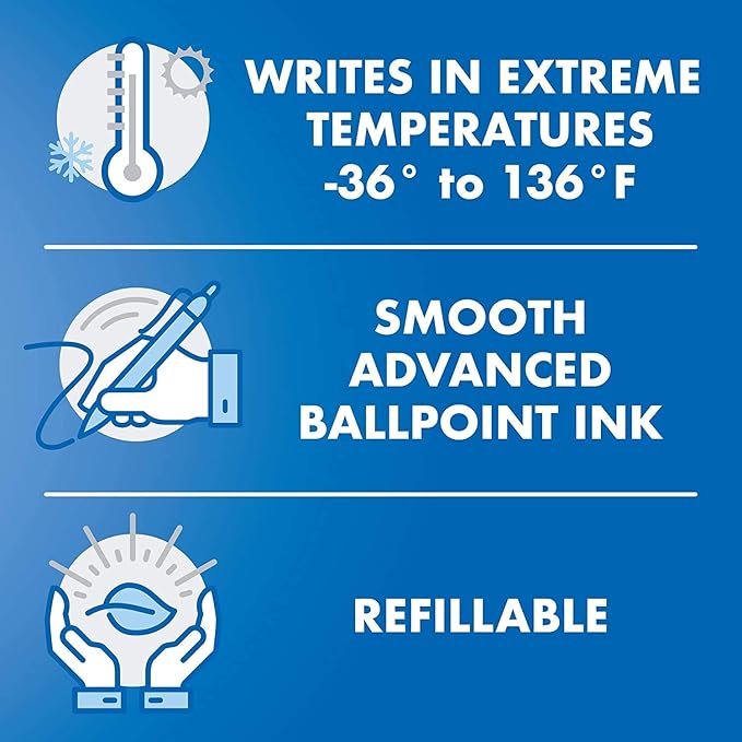 PILOT Acroball Colors Advanced Ink Refillable & Retractable Ball Point Pens, Medium Point, Black/Blue/Red/Green/Purple Inks, 5-Pack (31820)