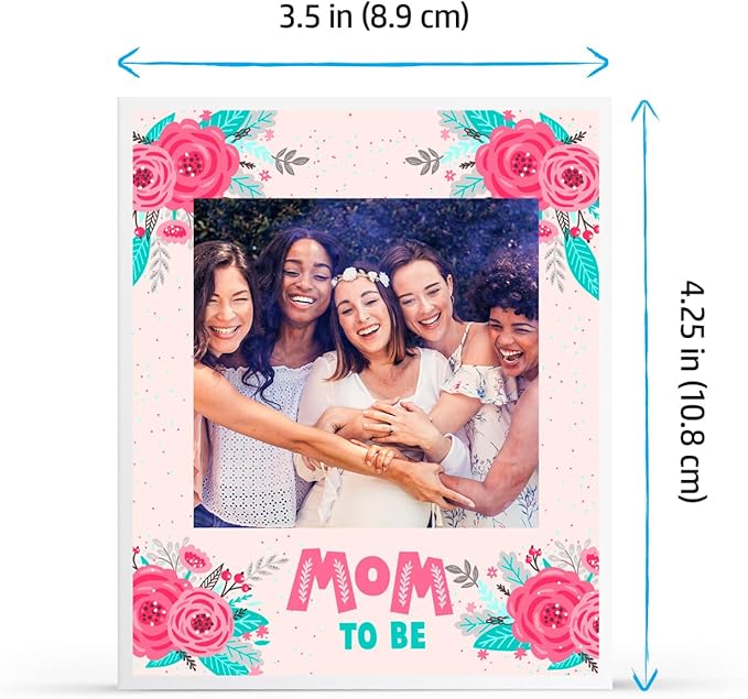 HP Sprocket 3.5 x 4.25” Zink Sticky-backed Photo Paper (50 Pack) Compatible with HP Sprocket 3x4 Photo Printer