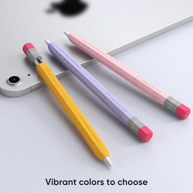 Fintie Silicone Sleeve for Apple Pencil (USB-C), Light Pen Skin Case Cover Soft Protective Anti-Slip Pencil Grip Holder, Supports Magnetic Attachment, Pink
