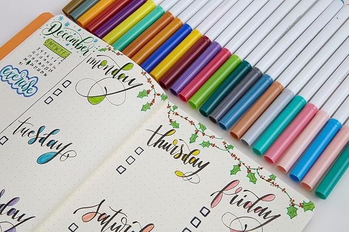 CRAYOLA SuperTips Washable Felt Tip Colouring Pens (Pack of 24)