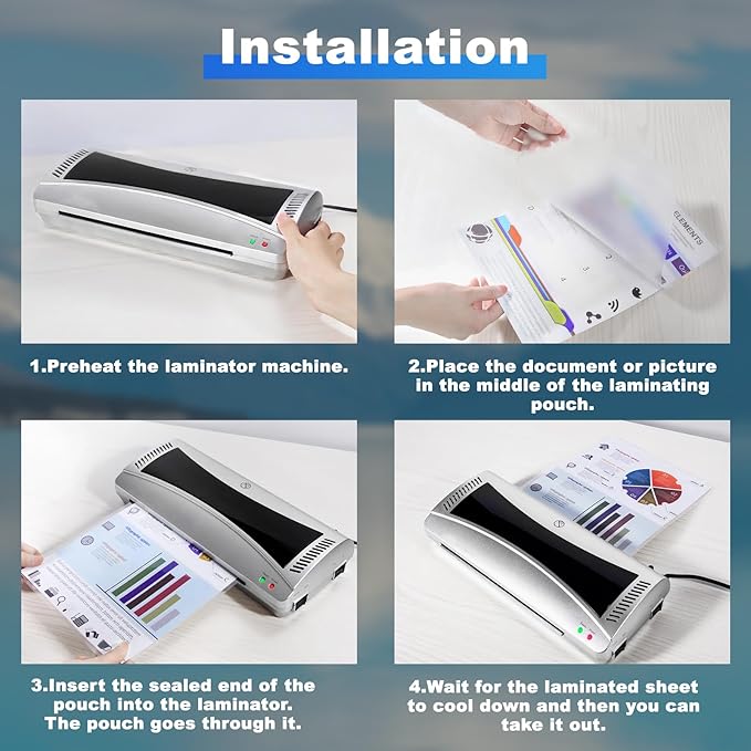 3000 Pack Laminating Sheets, 5Mil 9" x 11.5" Laminating Pouches,5Mil Clear Thermal Lamination Sheet Paper for Laminator, Holds 8.5 x 11 Inch Sheets