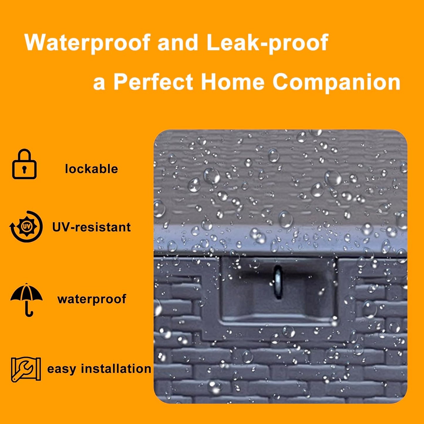 Alsophila150 Gallon Large Storage Box with Lid,Waterproof Outdoor Storage Container for Patio Furniture Cushions, Gardening Tools, Pool Accessories,Lockable Resin Deck Box with Smooth Hydraulic Lid